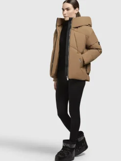 Mantel NAYLA MATT Ocker