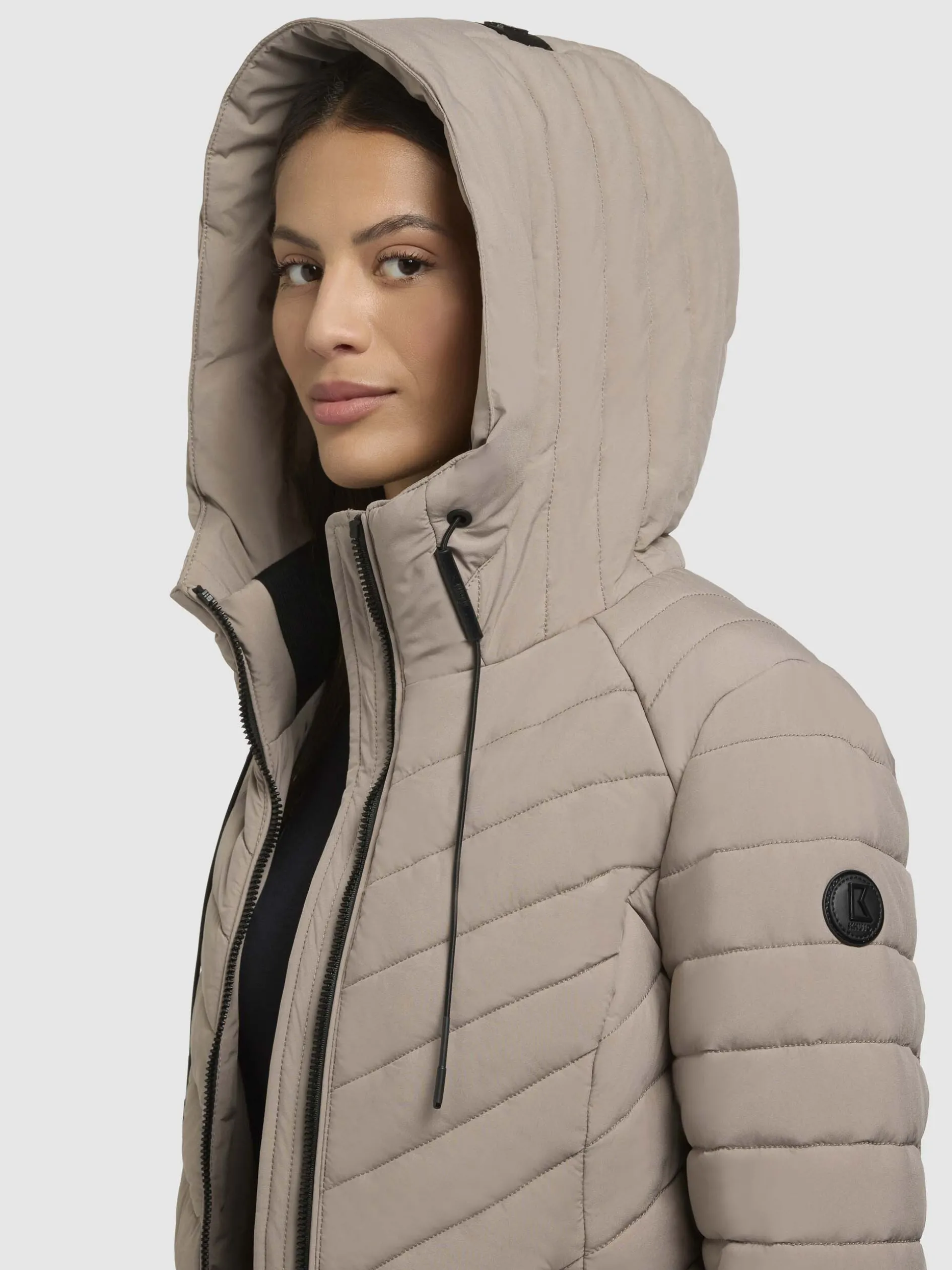 Mantel NITA3 Graubeige