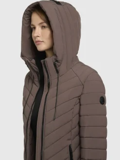 Mantel NITA3 Taupe dunkel