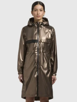Mantel PHOEBE Braun Metallic