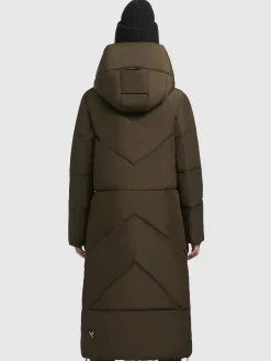 Mantel PRAYCE Dunkeloliv