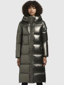 Mantel RACHEL SHINY Khaki