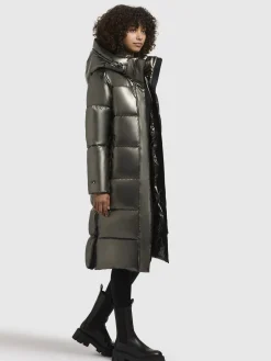 Mantel RACHEL SHINY Khaki