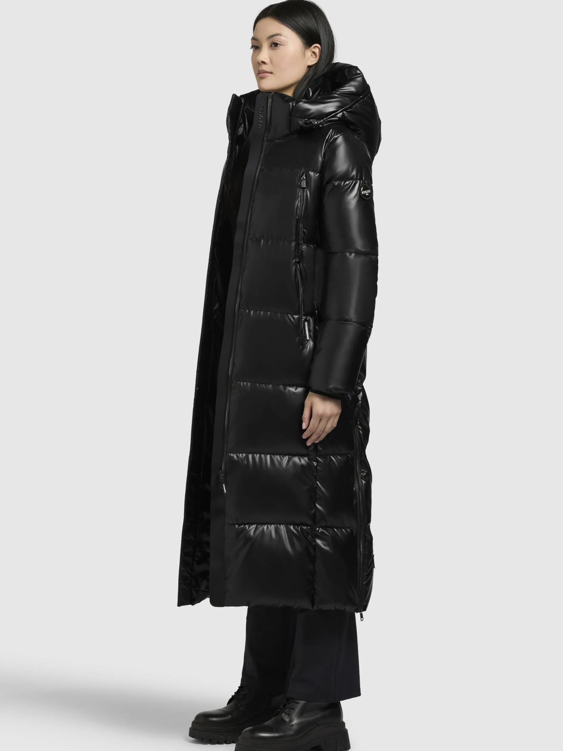 Mantel RUBINA SHINY Schwarz