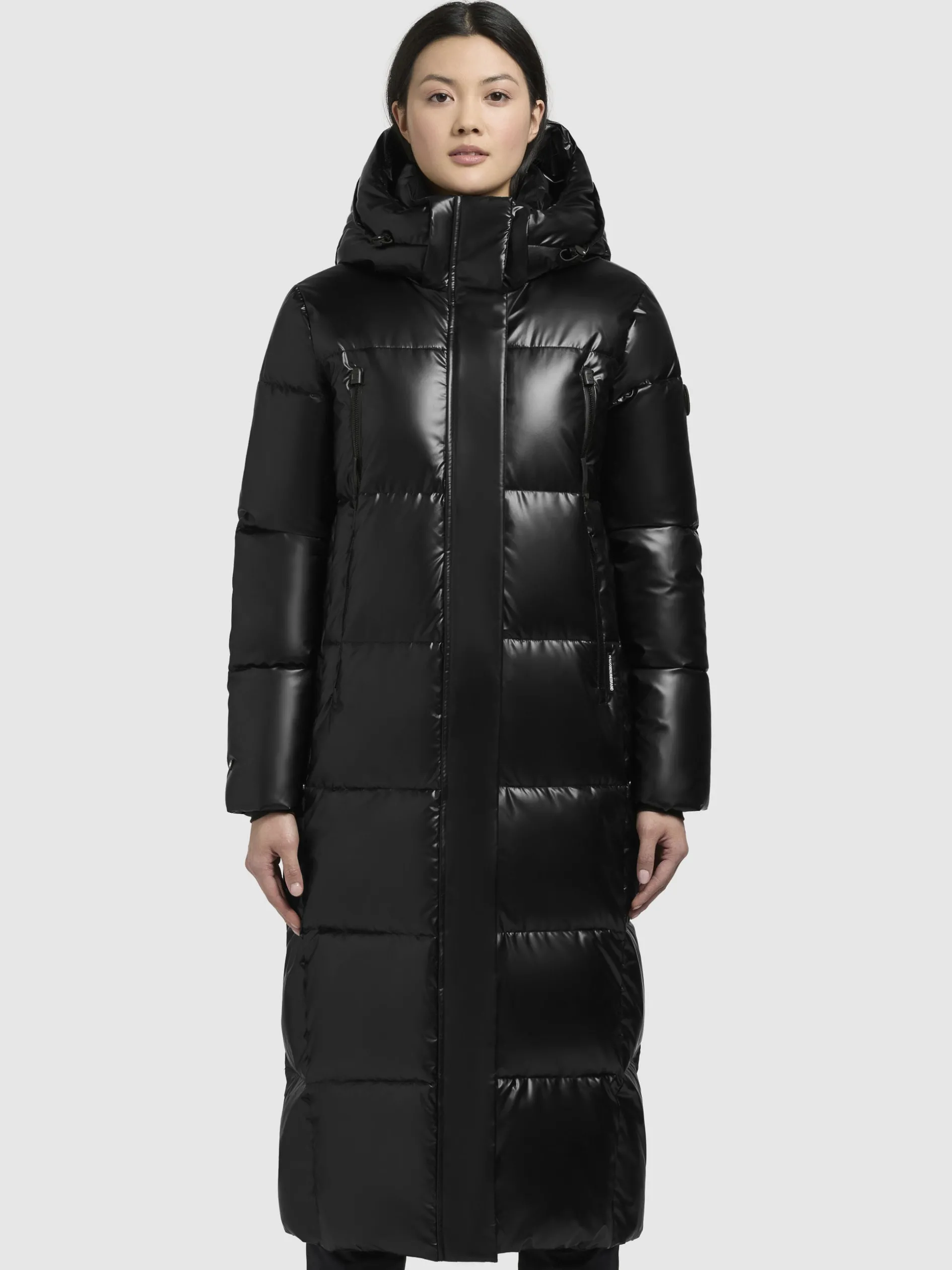Mantel RUBINA SHINY Schwarz
