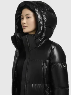 Mantel RUBINA SHINY Schwarz