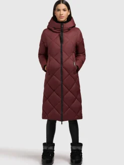 Mantel SALIA Weinrot