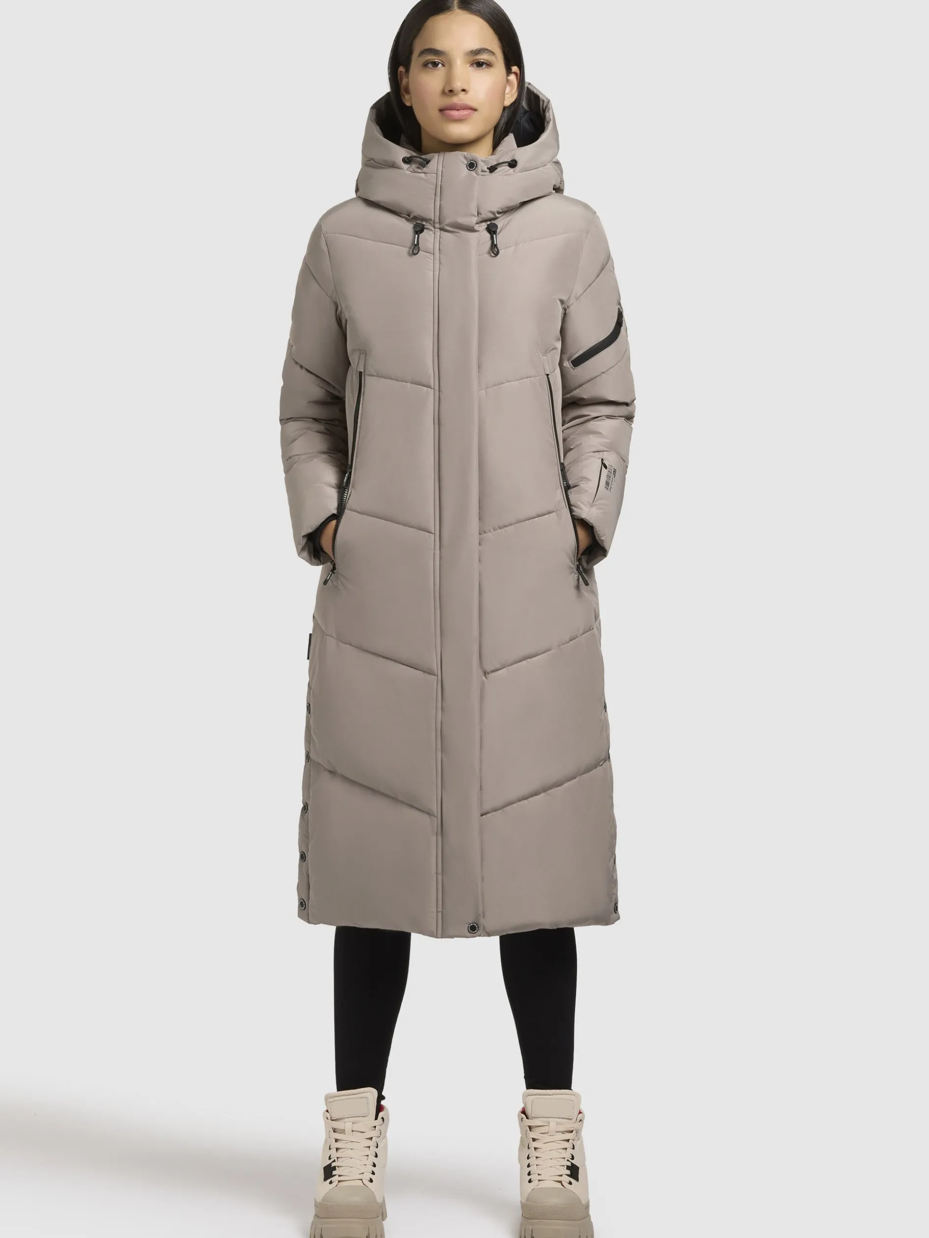 Mantel SONJE6 Graubeige