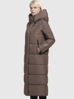 Mantel SOULANI4 Taupe dunkel