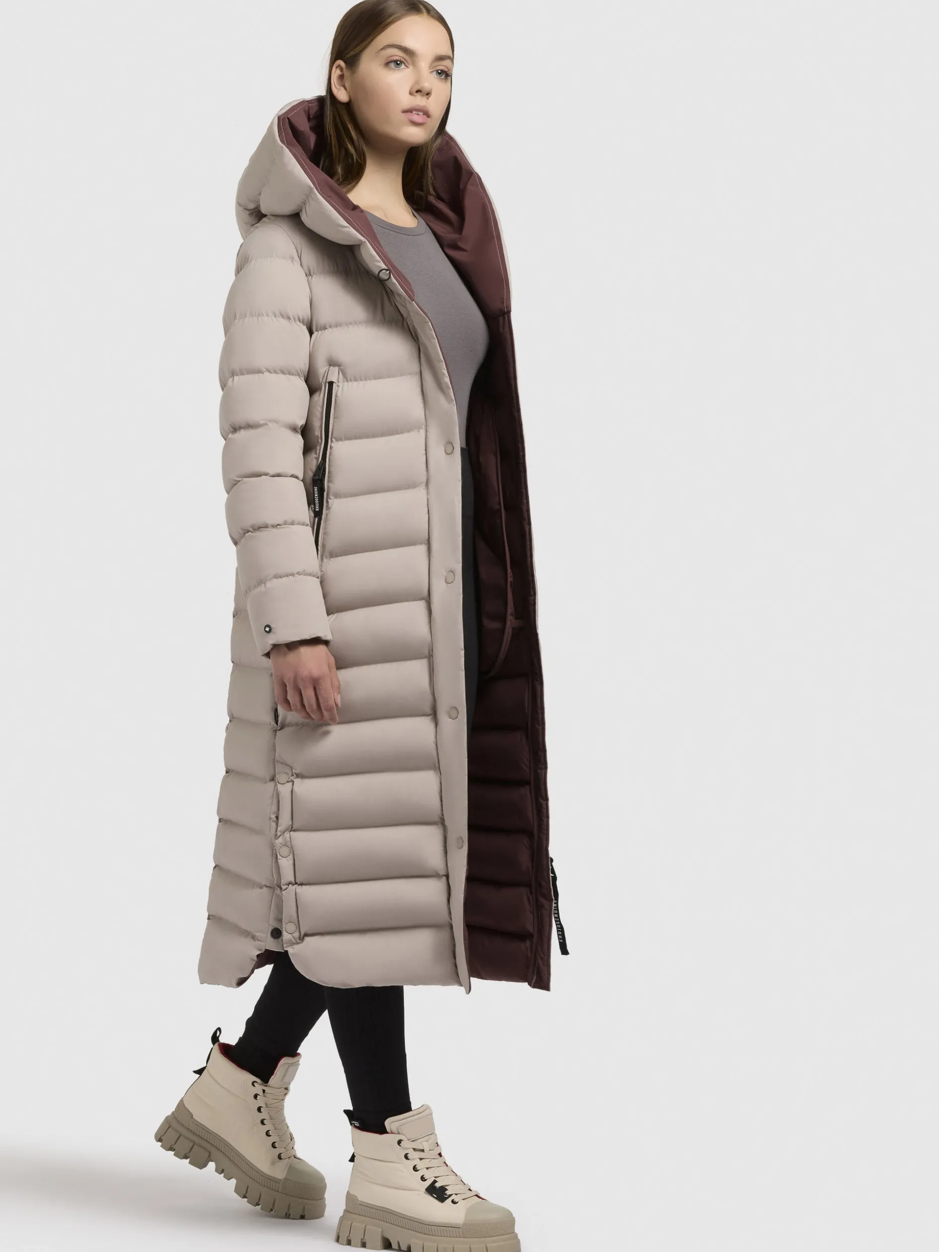 Mantel TEIVA2 Hellbeige