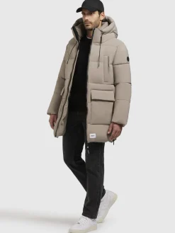 Mantel WELM MATT Graubeige