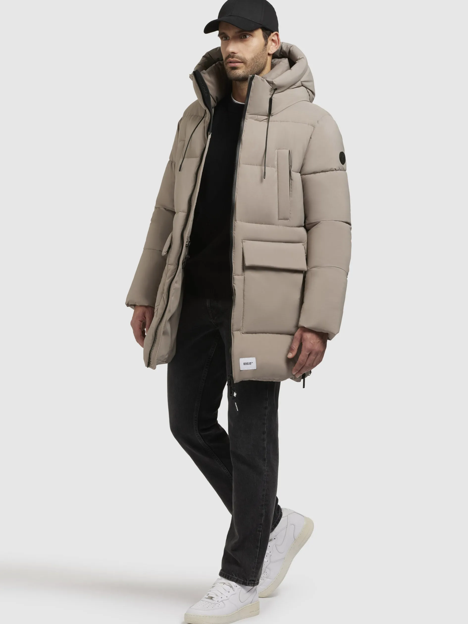 Mantel WELM MATT Graubeige
