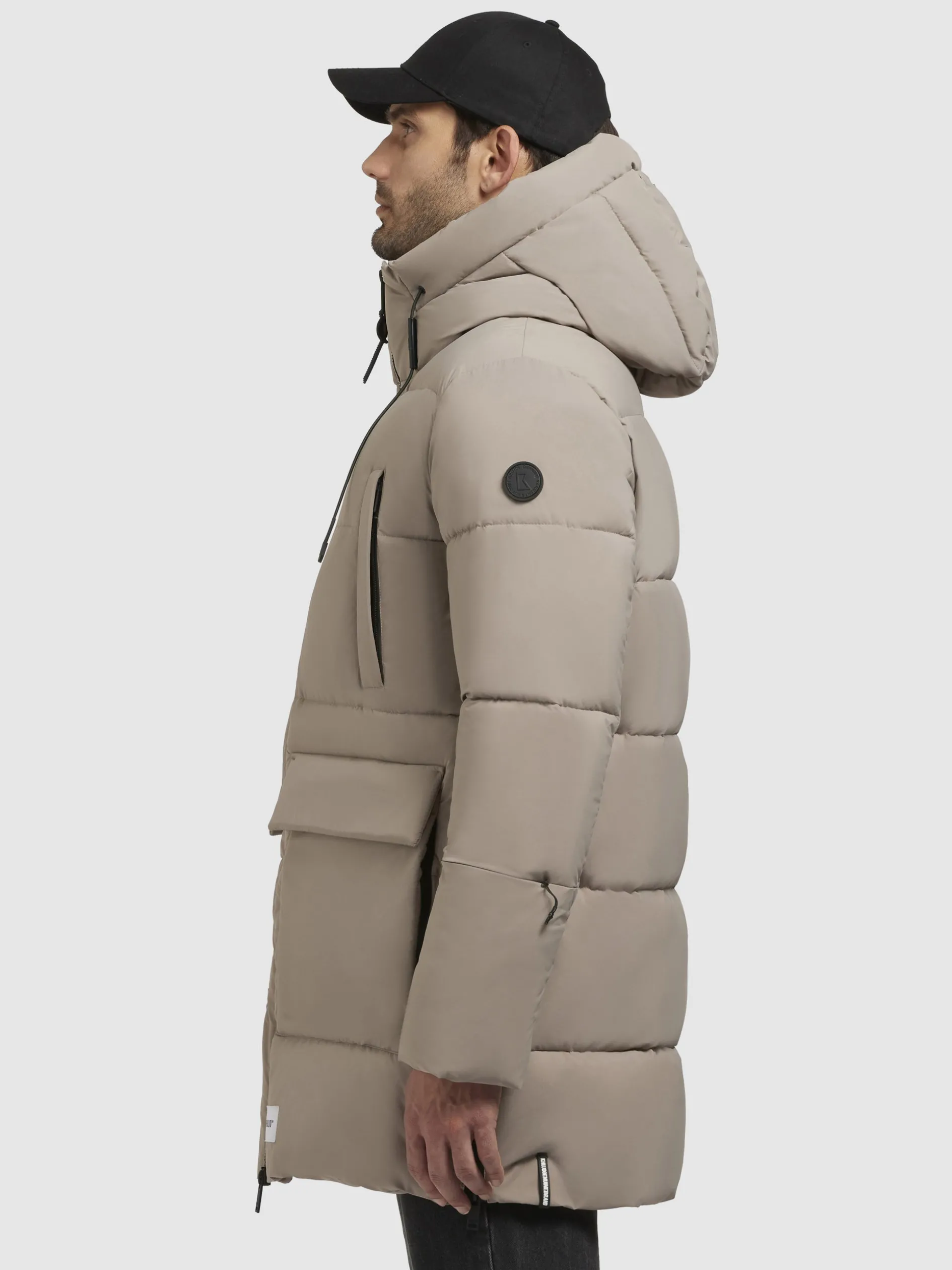 Mantel WELM MATT Graubeige