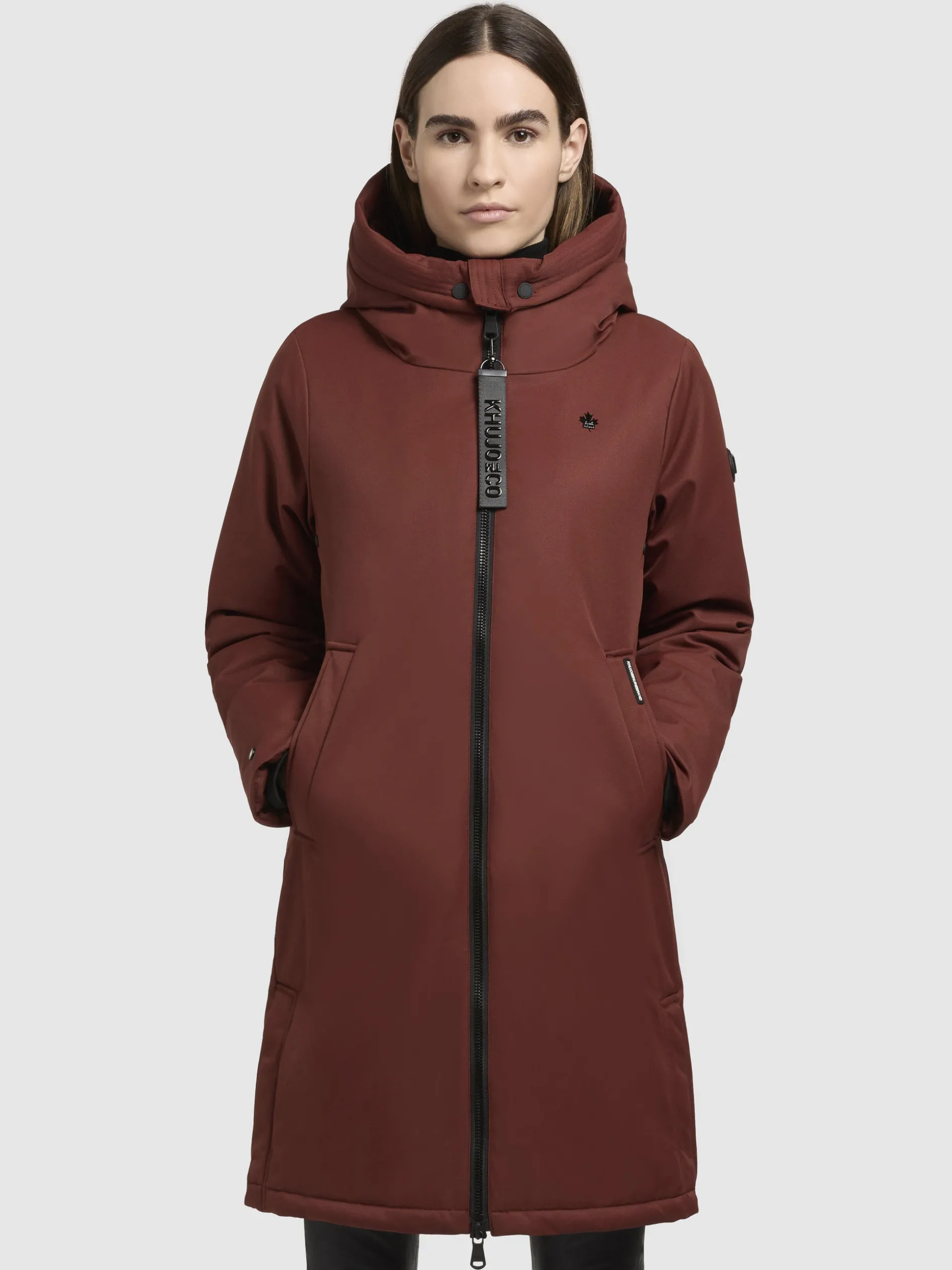 Mantel YAAK3 Dunkelrot