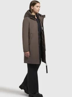 Mantel YAAK3 Taupe dunkel