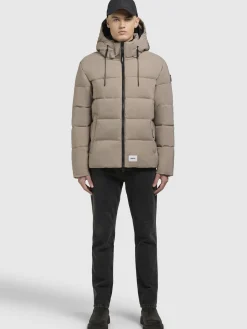 Steppjacke LOGA2 Graubeige