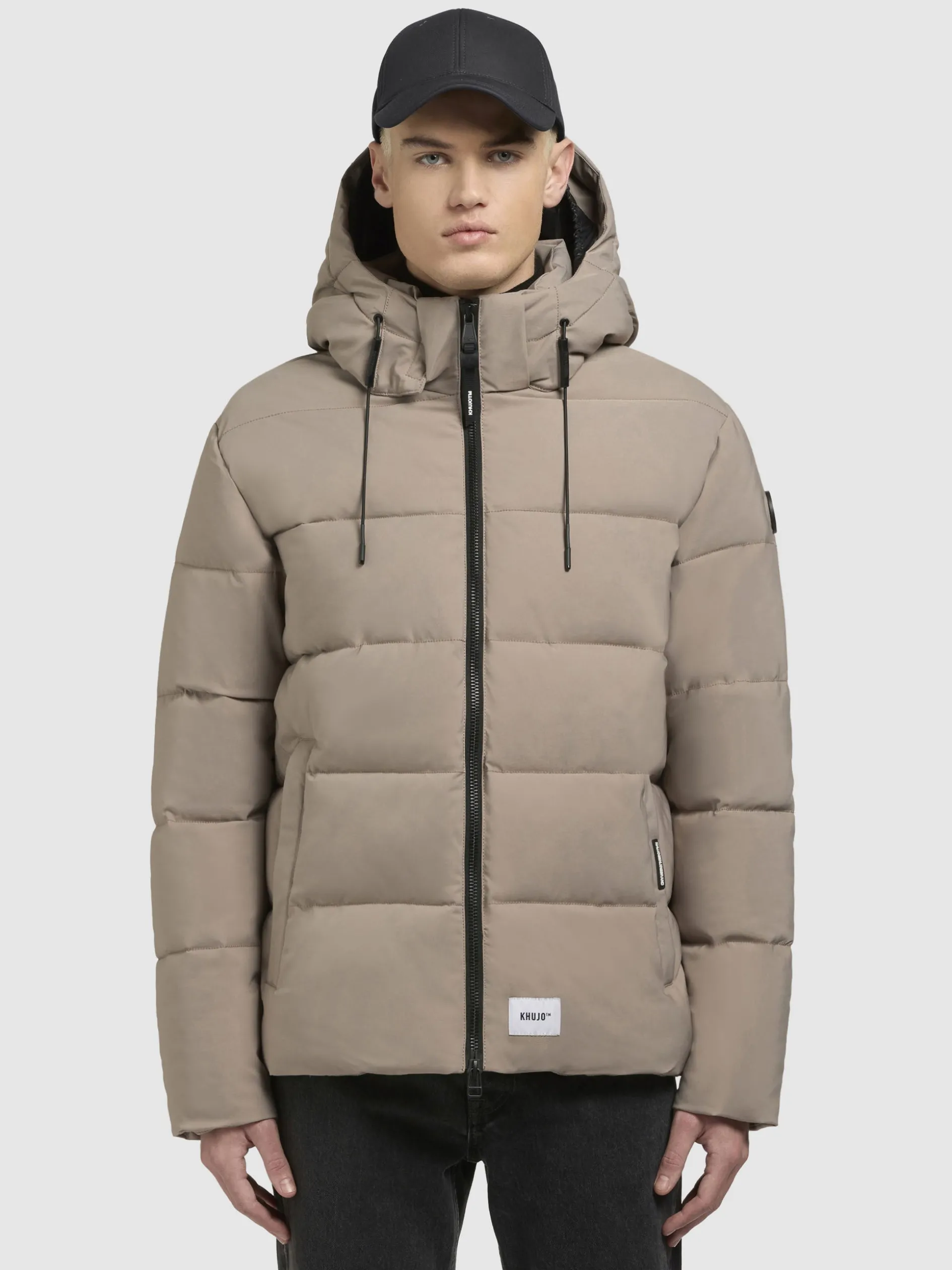 Steppjacke LOGA2 Graubeige