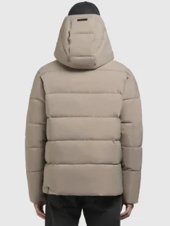 Steppjacke LOGA2 Graubeige