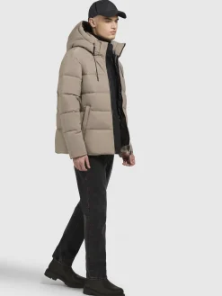 Steppjacke LOGA2 Graubeige