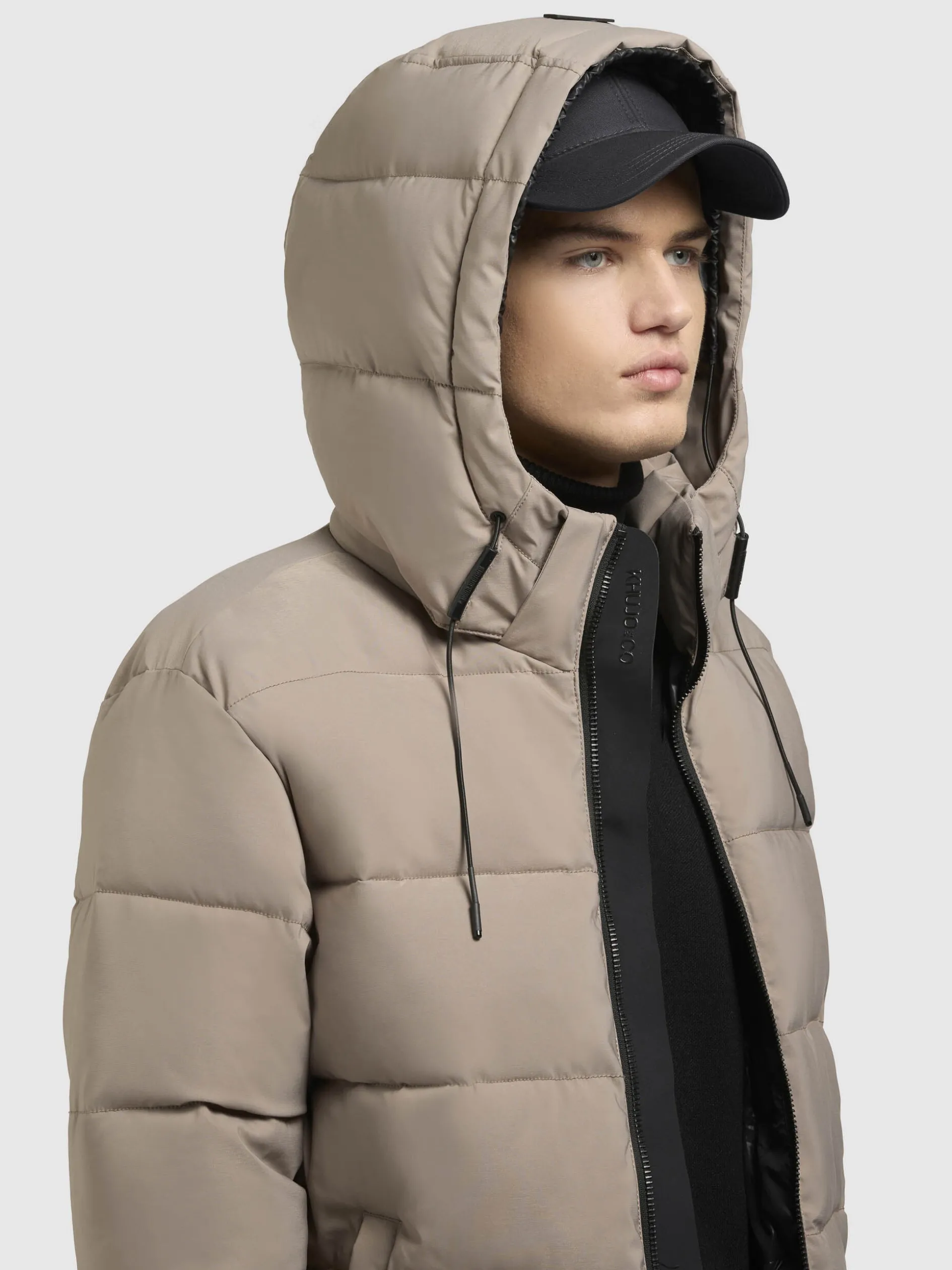 Steppjacke LOGA2 Graubeige