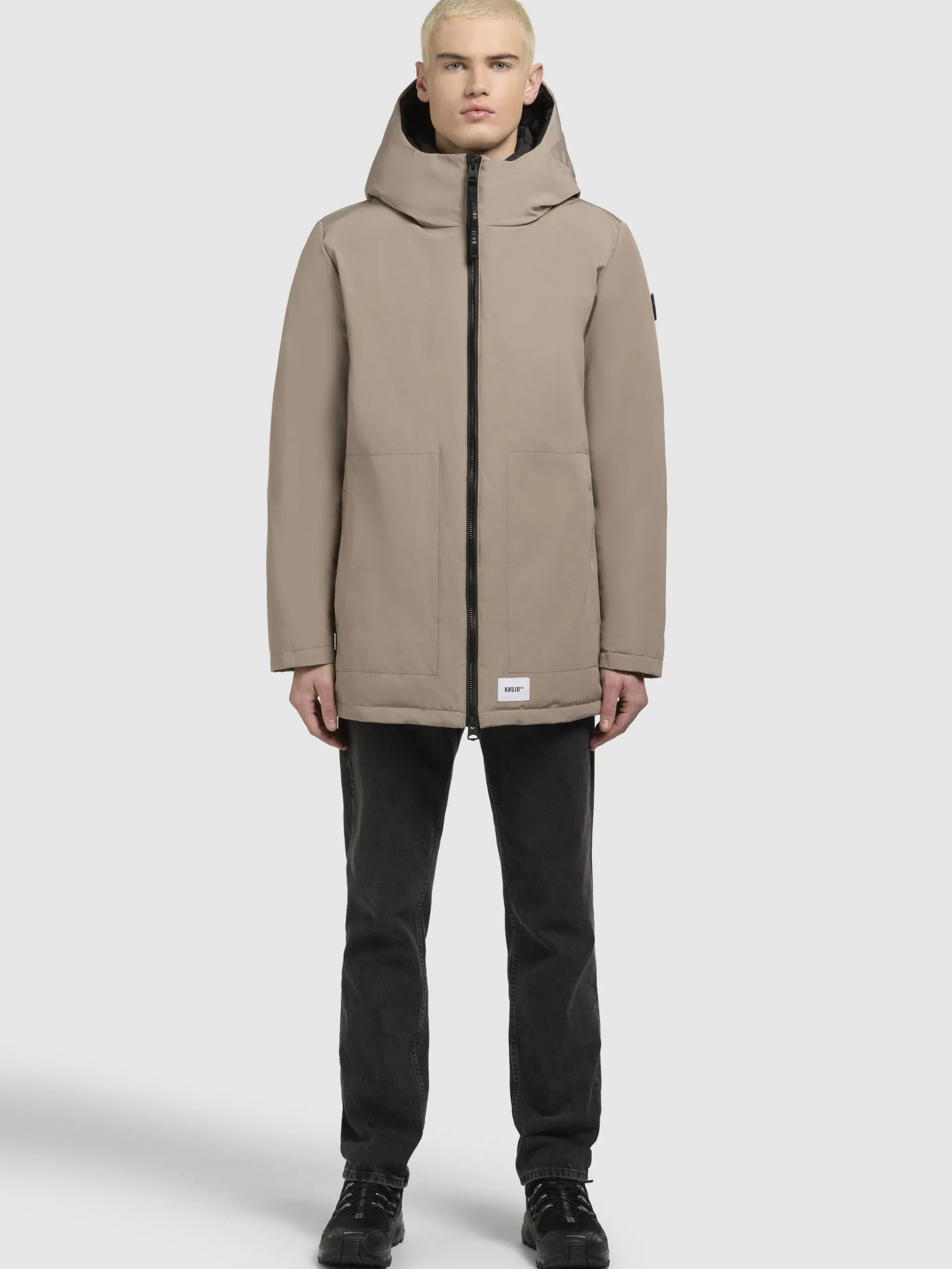 Jacke ADAN Graubeige