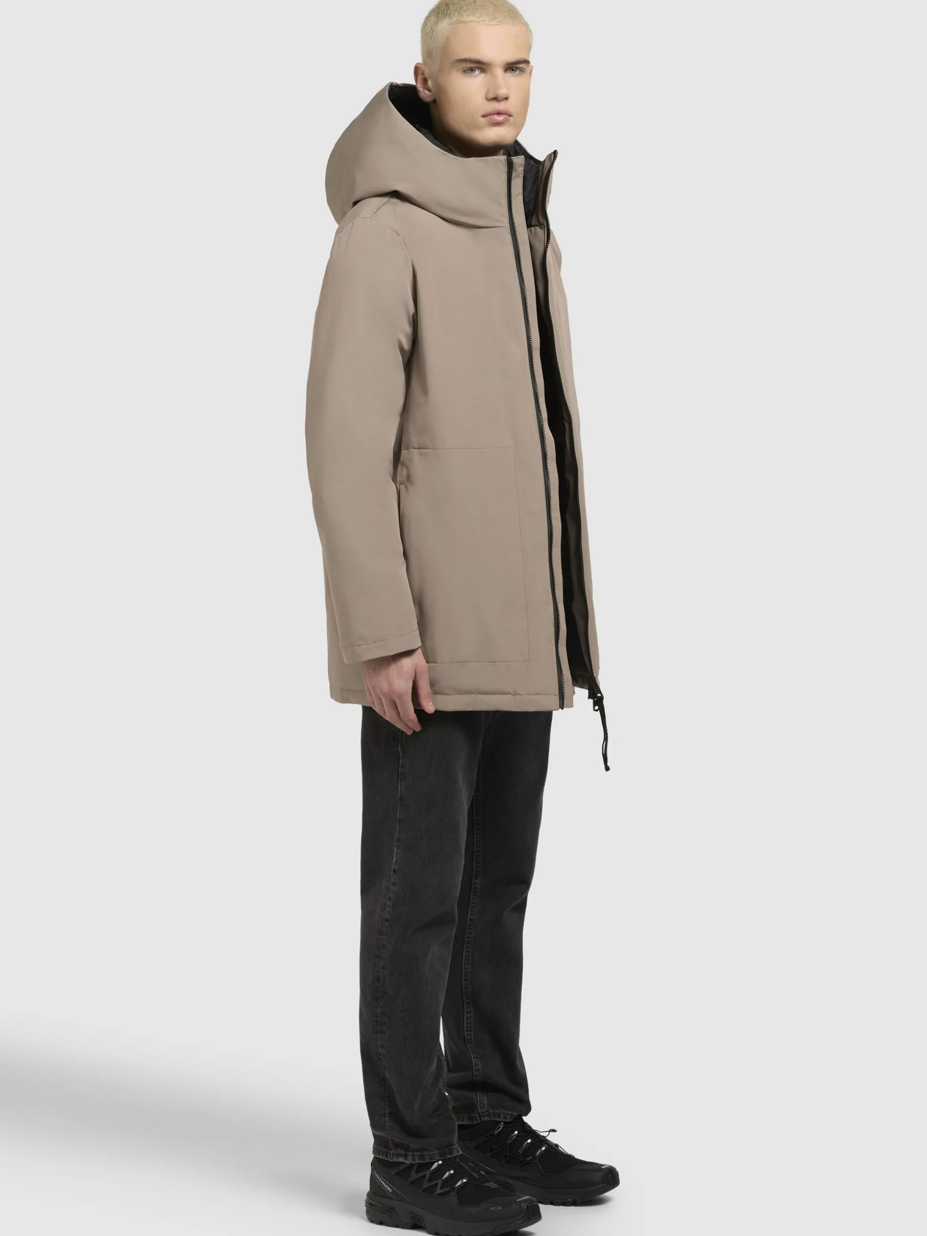 Jacke ADAN Graubeige