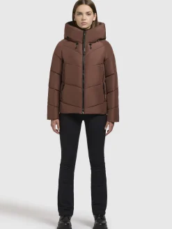 Jacke ALESS Rotbraun