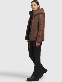 Jacke ALESS Rotbraun