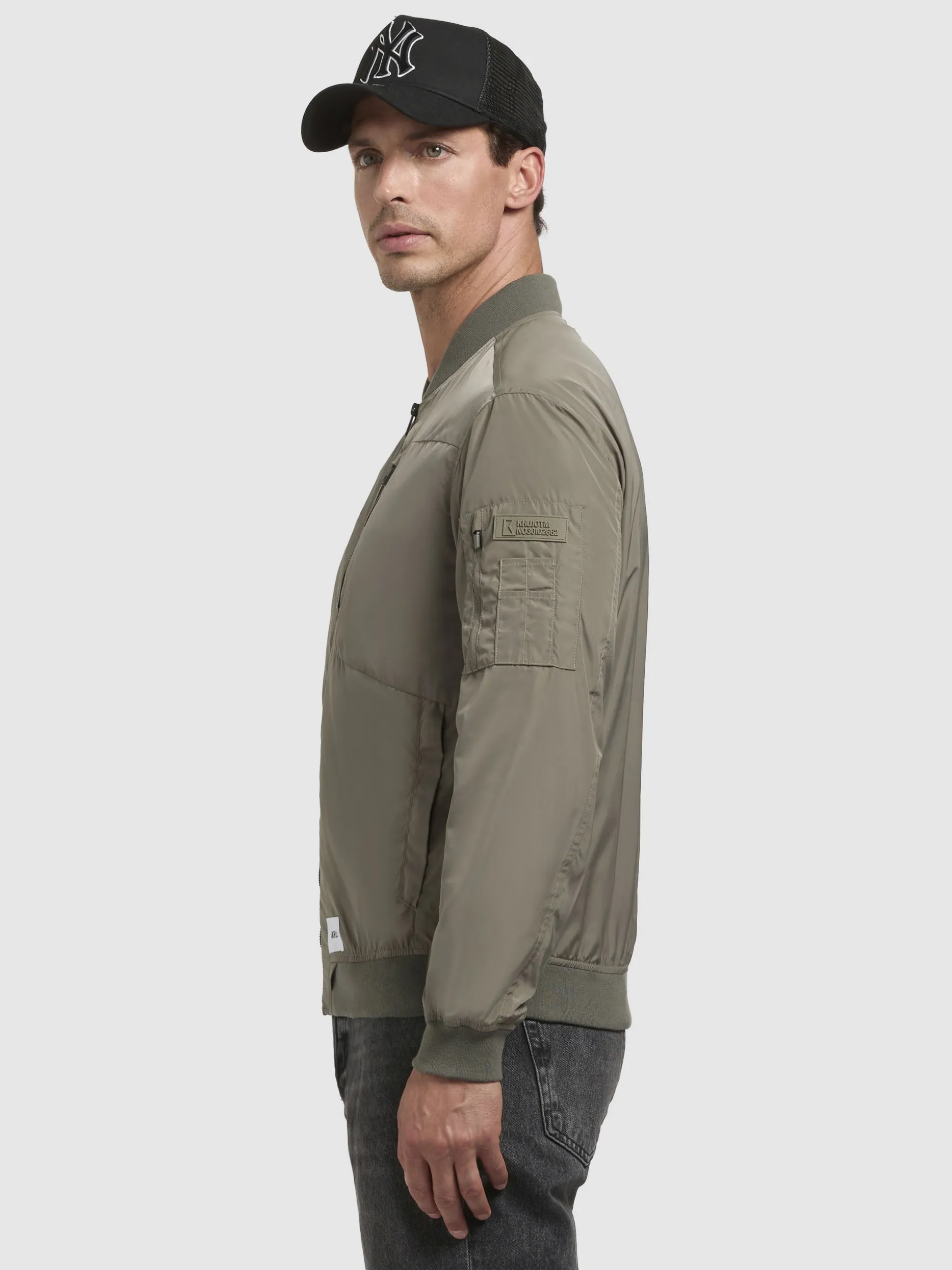 Jacke BEKI Graugrün