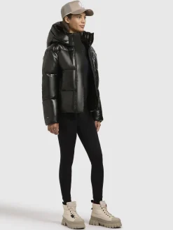 Jacke DEVINA SHINY Dunkelgrau