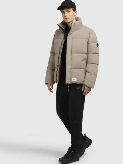 Jacke DUNGH MATT Graubeige