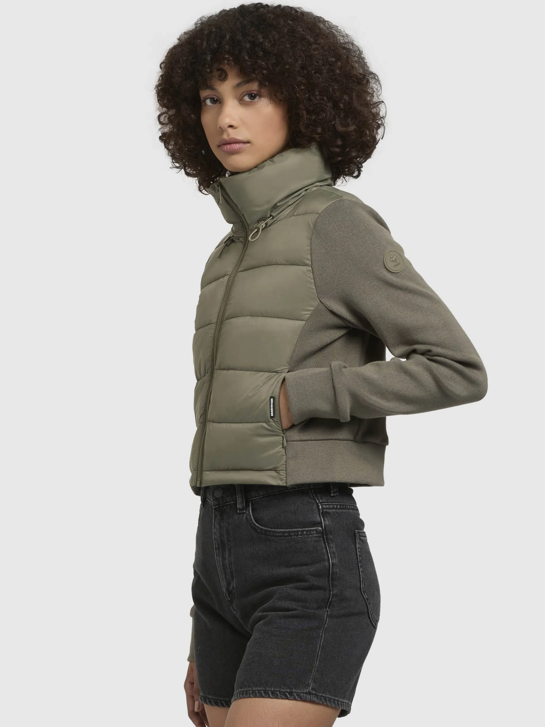 Jacke LIVAL Graugrün