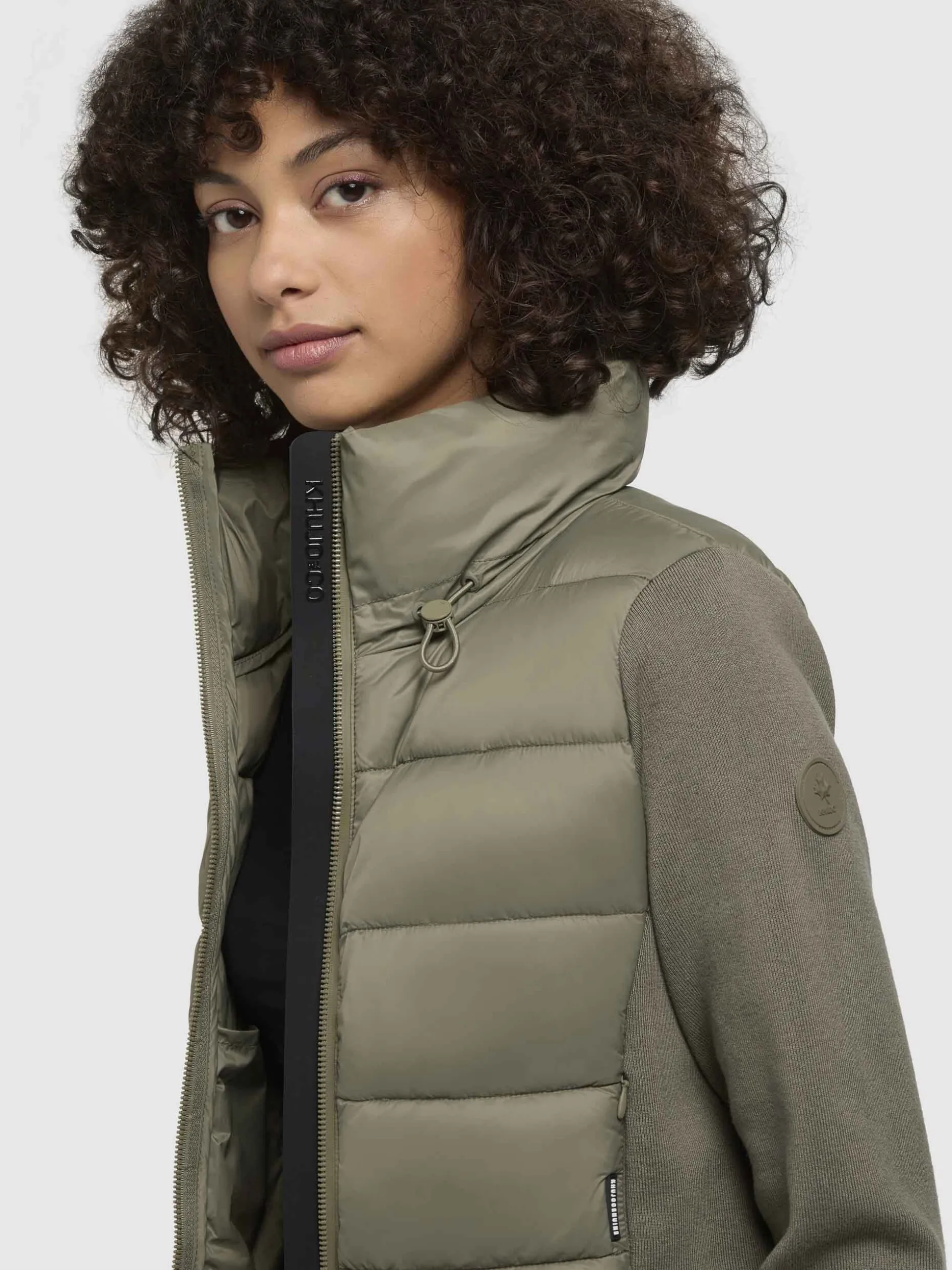 Jacke LIVAL Graugrün