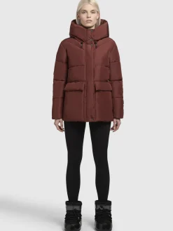 Jacke ORA Dunkelrot