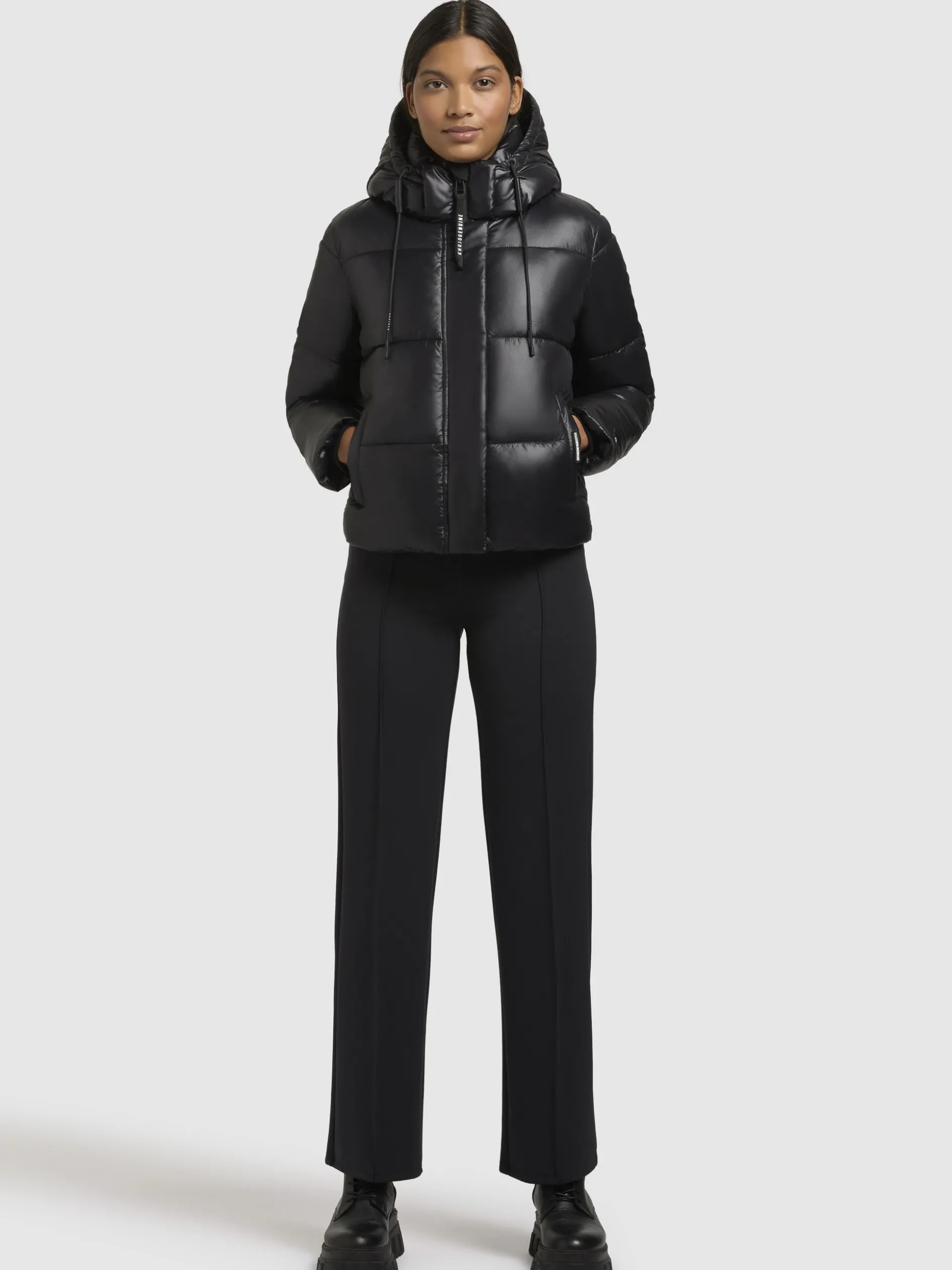 Jacke STINE2 SATIN Schwarz