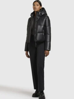 Jacke STINE2 SATIN Schwarz