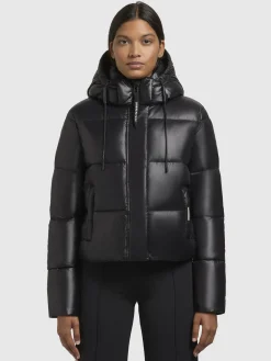 Jacke STINE2 SATIN Schwarz