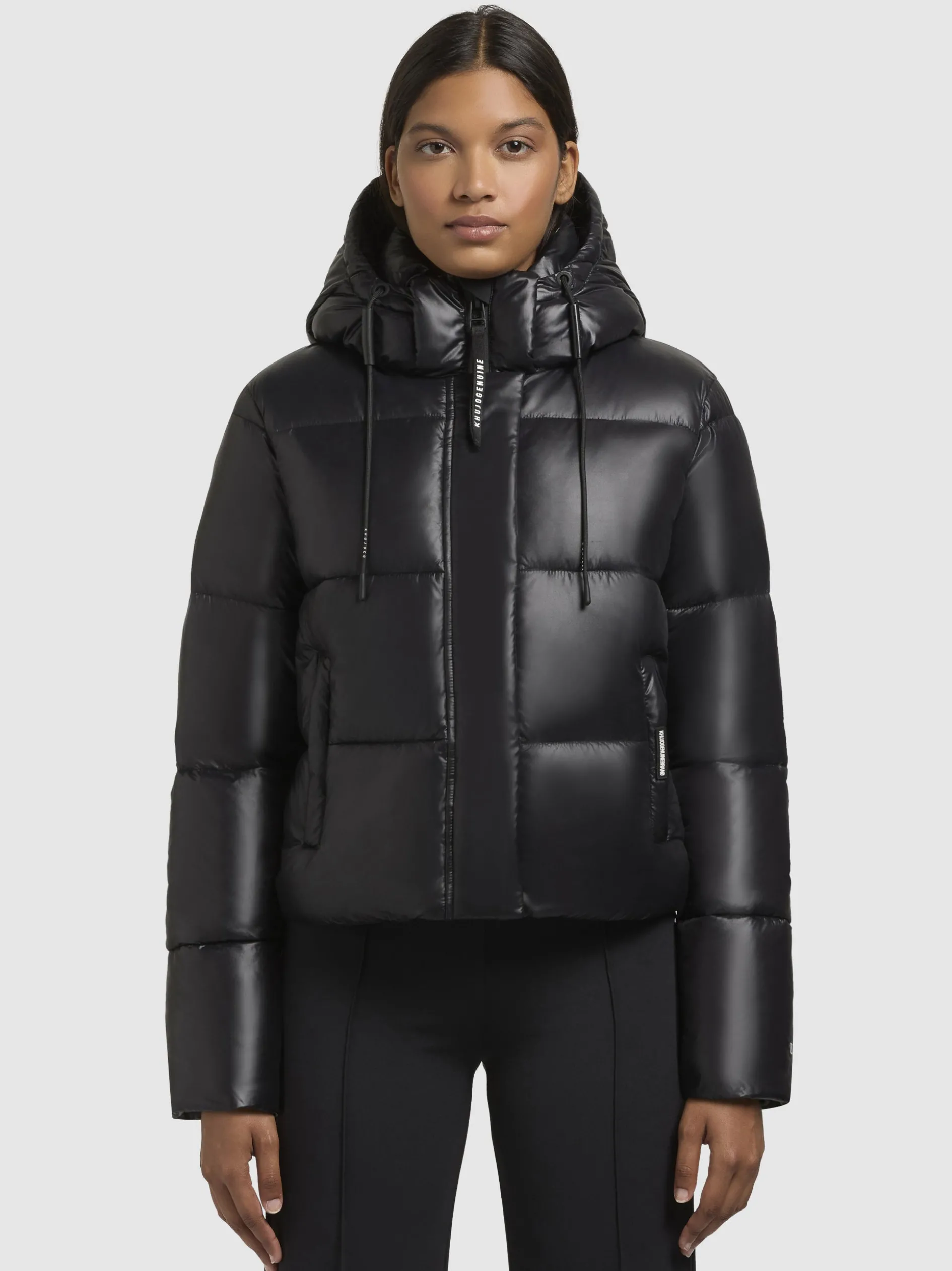 Jacke STINE2 SATIN Schwarz