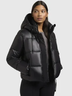 Jacke STINE2 SATIN Schwarz