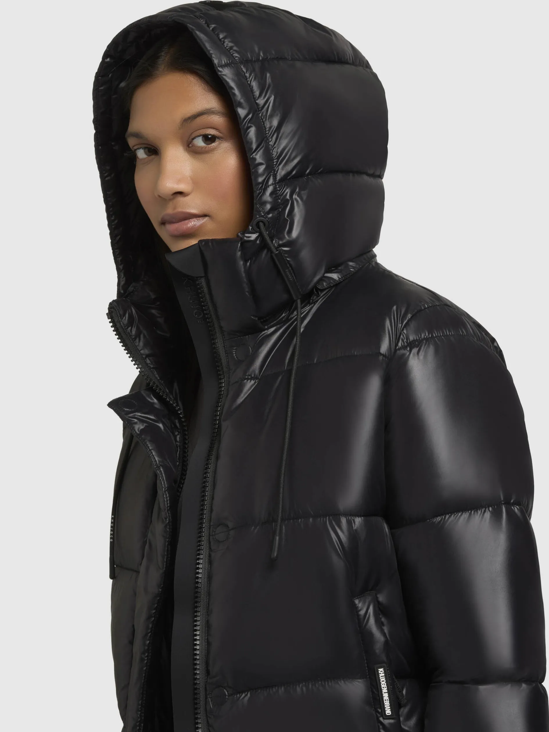 Jacke STINE2 SATIN Schwarz