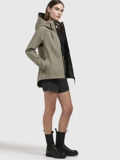 Jacke WOOM Graugrün