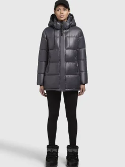 Jacke WORD3 SATIN Dunkelblau