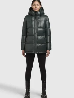Jacke WORD3 SATIN Dunkelgrün