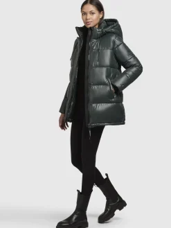 Jacke WORD3 SATIN Dunkelgrün