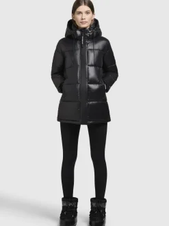 Jacke WORD3 SATIN Schwarz