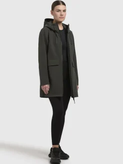 Jacke YONI Dunkelgrün