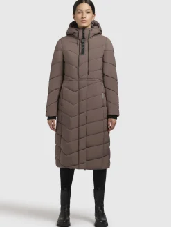Mantel EDITA Taupe dunkel